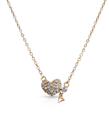 CrepeS Little Heart Pendant in Gold Necklace | Women