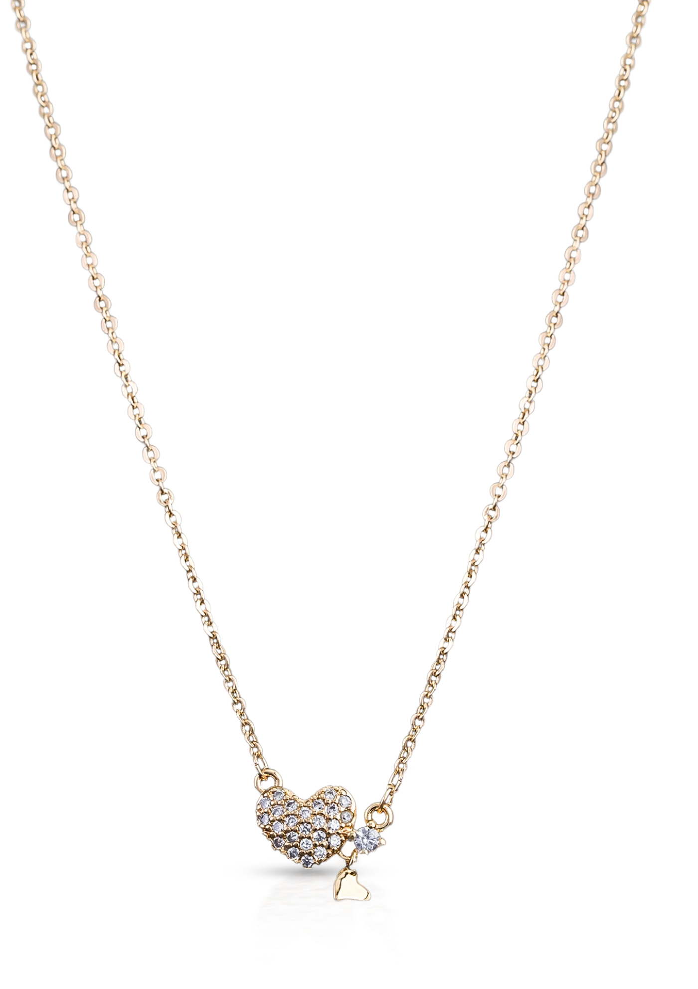 CrepeS Little Heart Pendant in Gold Necklace | Women