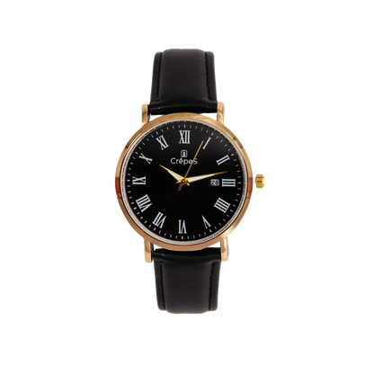 SUMMIT GOLD-BLACK BK LEATHER | MEN