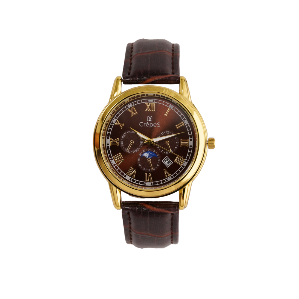 LUNAR GOLD-BROWN BR LEATHER | MEN