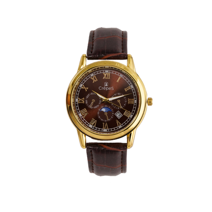 LUNAR GOLD-BROWN BR LEATHER | MEN