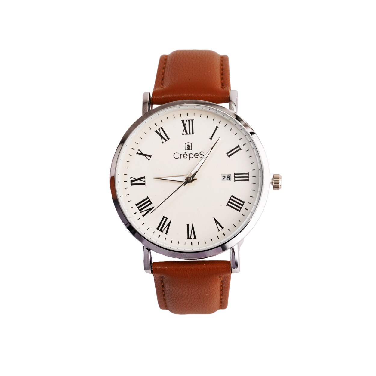 SUMMITSILVER-WHITE BR LEATHER | MEN