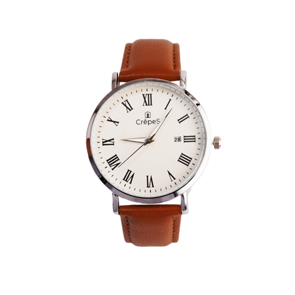 SUMMITSILVER-WHITE BR LEATHER | MEN