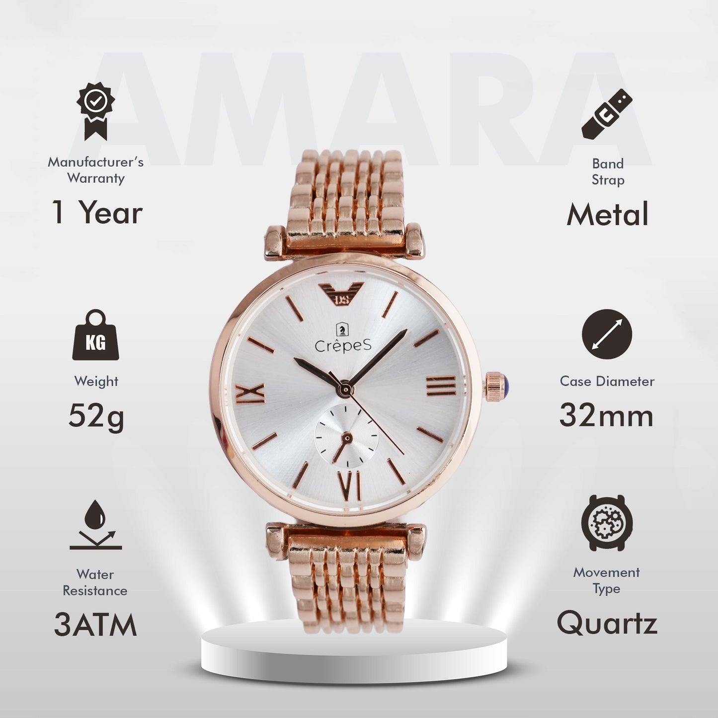 AMARA ROSE GOLD | WOMEN